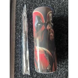 20 oz stainless steel tumbler with lid and straw